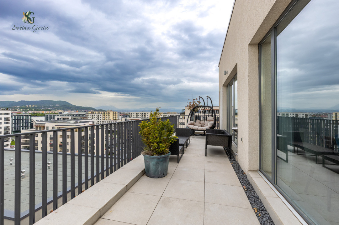 De inchiriat Penthouse Exclusiv, 2 locuri de parcare, Kasper Coresi