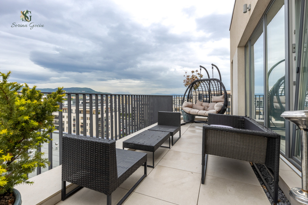 De inchiriat Penthouse Exclusiv, 2 locuri de parcare, Kasper Coresi