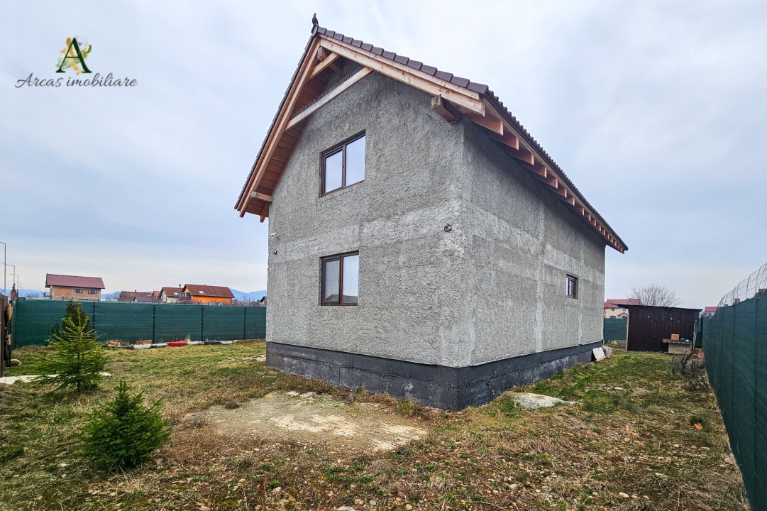 Casa constructie noua, la rosu situata  in Harman, str. Matei Corvin