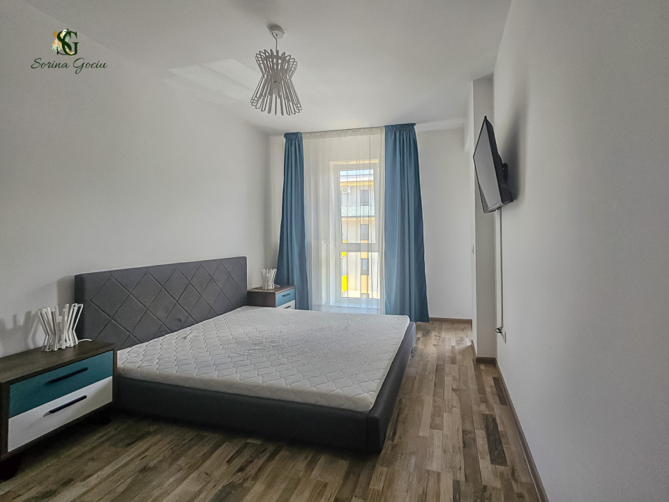 Apartament mobilat si utilat, 2 camere, loc de parcare, Avantgarden