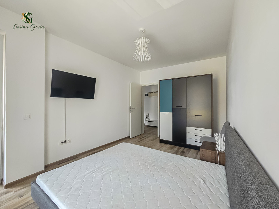 Apartament mobilat si utilat, 2 camere, loc de parcare, Avantgarden