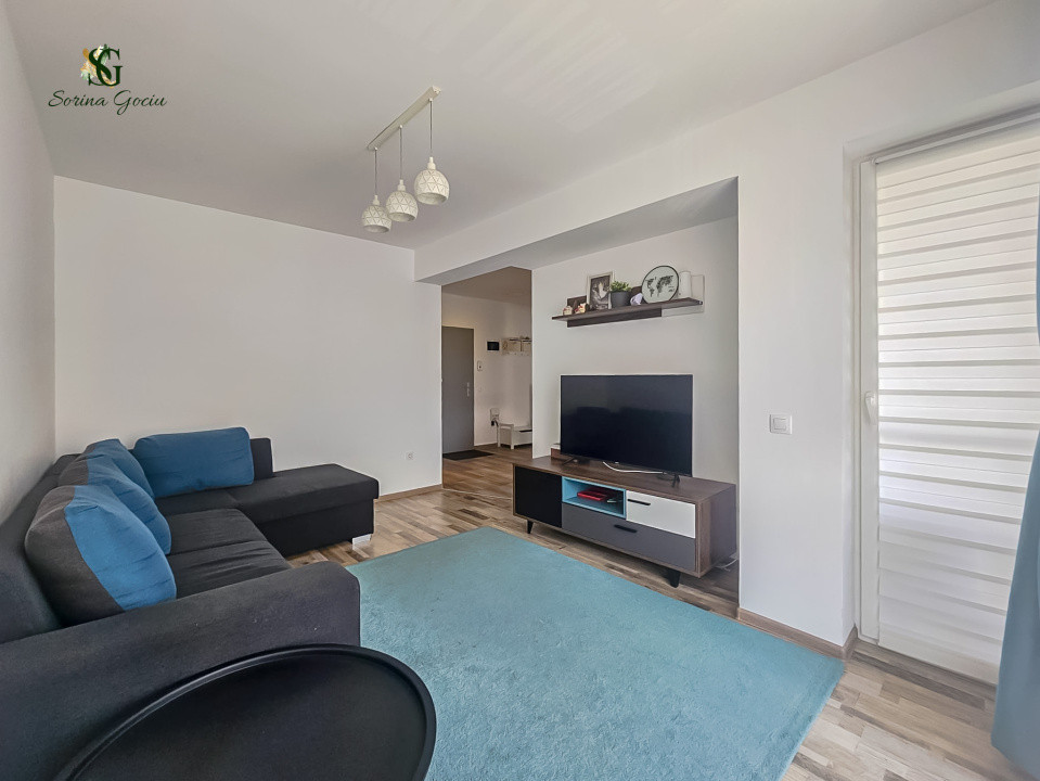 Apartament mobilat si utilat, 2 camere, loc de parcare, Avantgarden