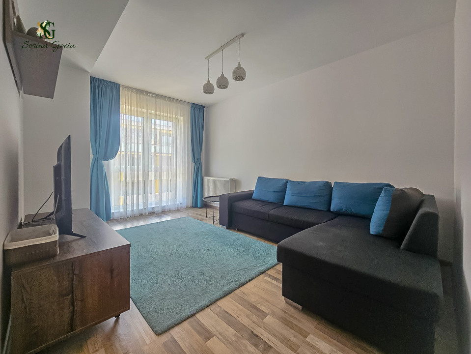 Apartament mobilat si utilat, 2 camere, loc de parcare, Avantgarden