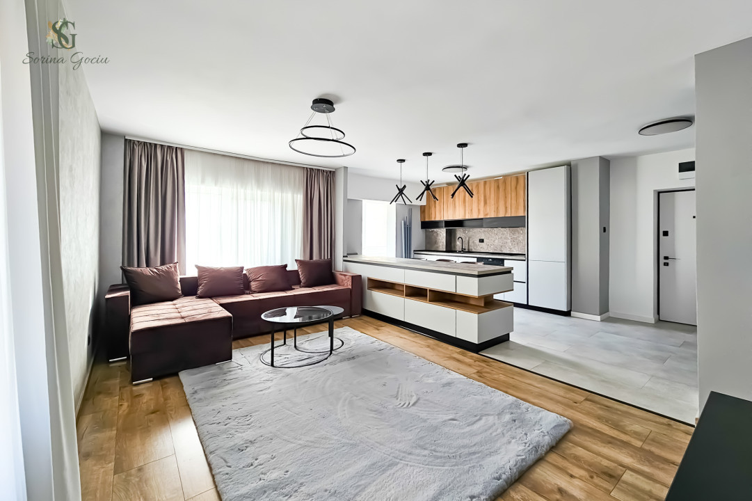 Mobilat si utilat lux cu finisaje moderne, 3 camere decomandate, St. Sitarului