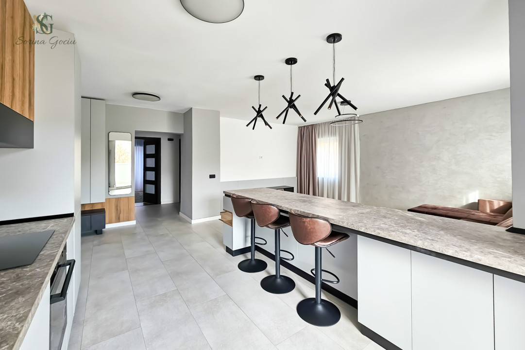 Mobilat si utilat lux cu finisaje moderne, 3 camere decomandate, St. Sitarului