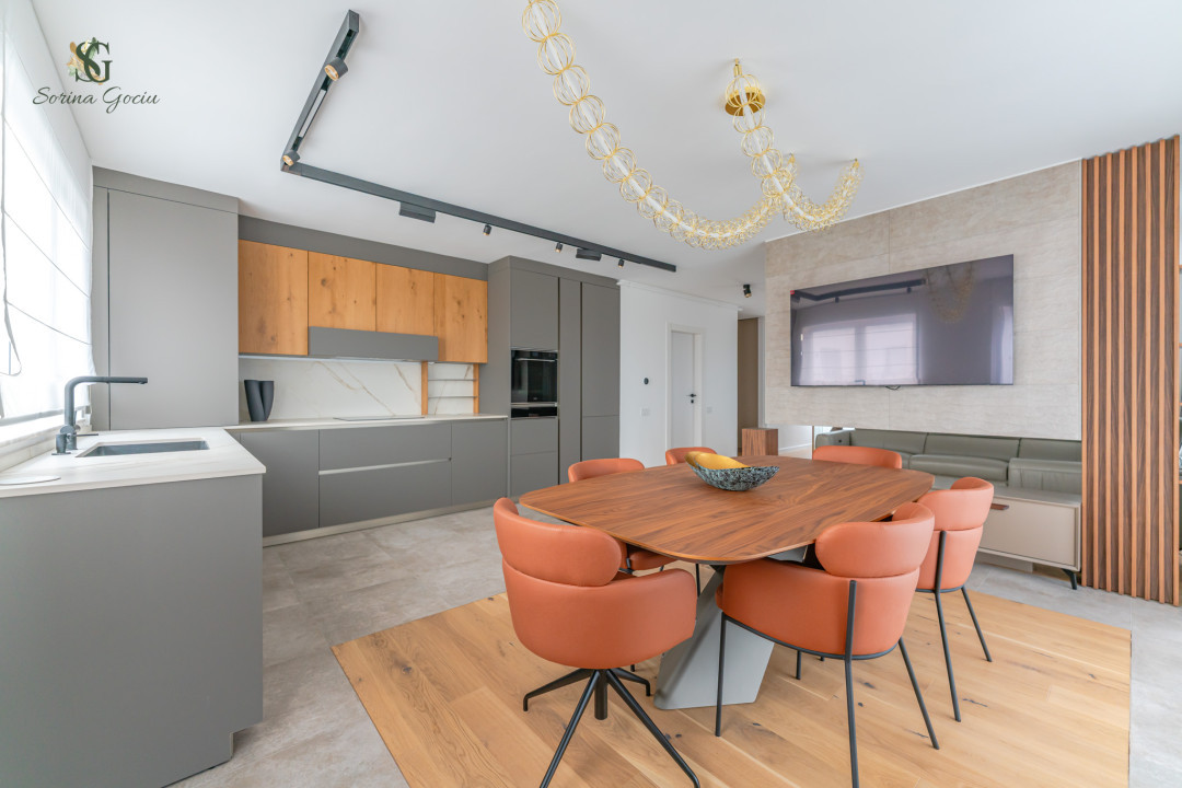 Penthouse cu finisaje premium, prima inchiriere, in Racadau