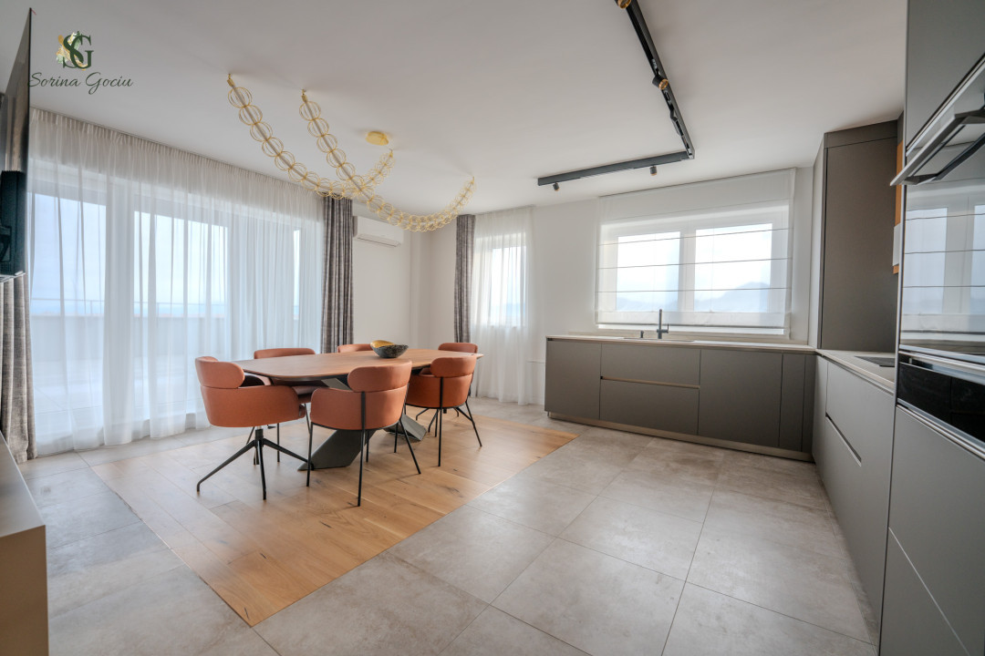 Penthouse cu finisaje premium, prima inchiriere, in Racadau