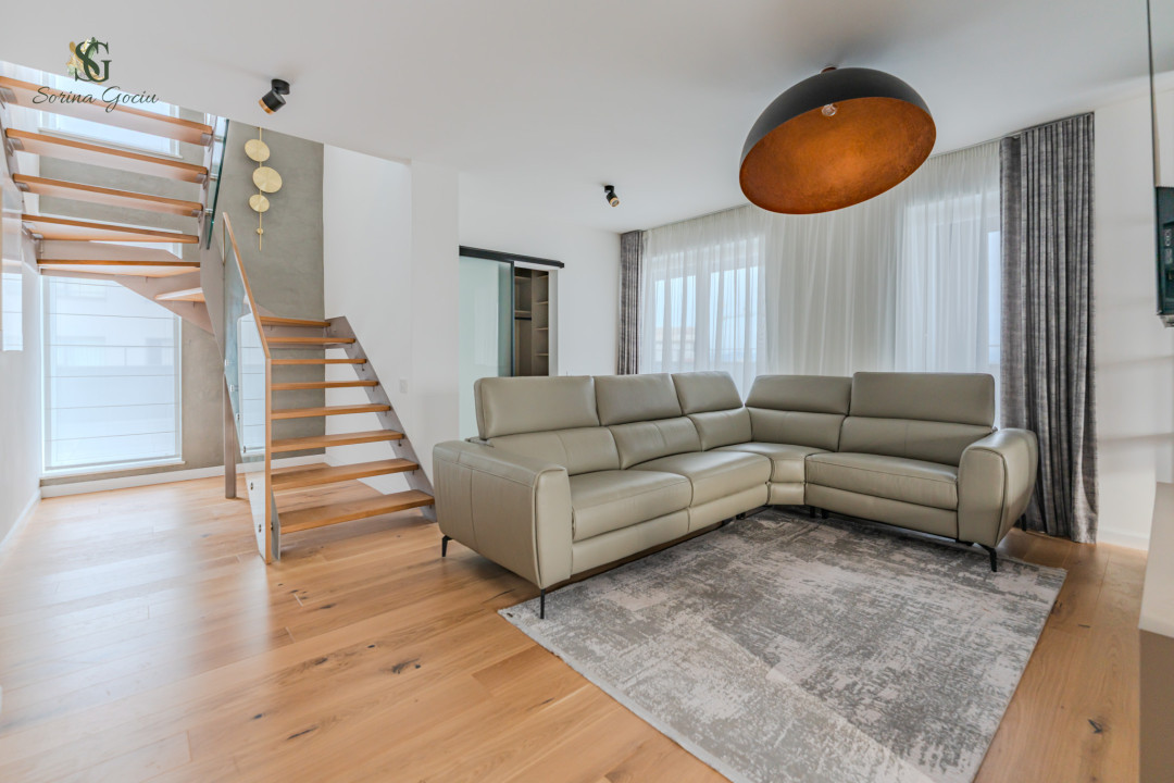 Penthouse cu finisaje premium, prima inchiriere, in Racadau