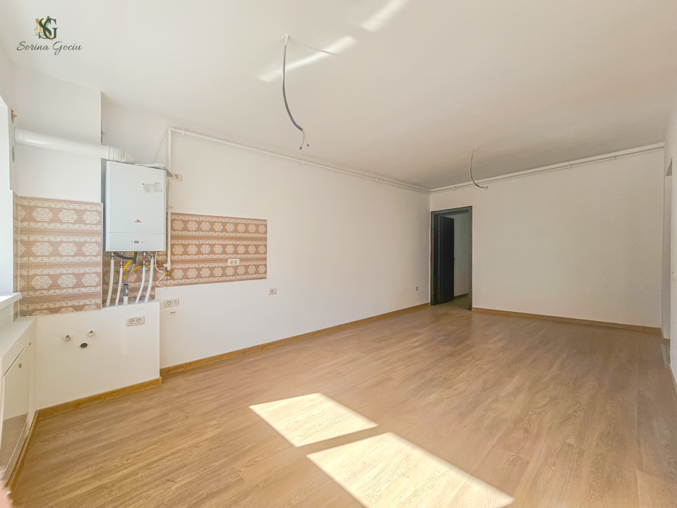 Apartament, 50 mp utili, încălzire în pardoseală, 2 parcări, Sânpetru