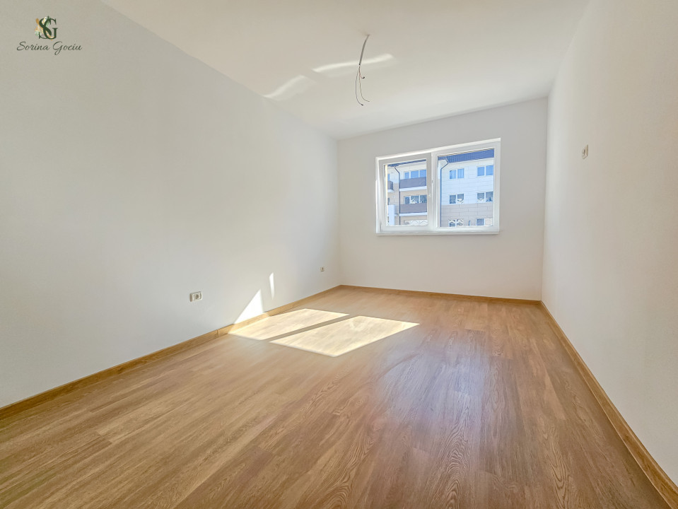 Apartament, 50 mp utili, încălzire în pardoseală, 2 parcări, Sânpetru