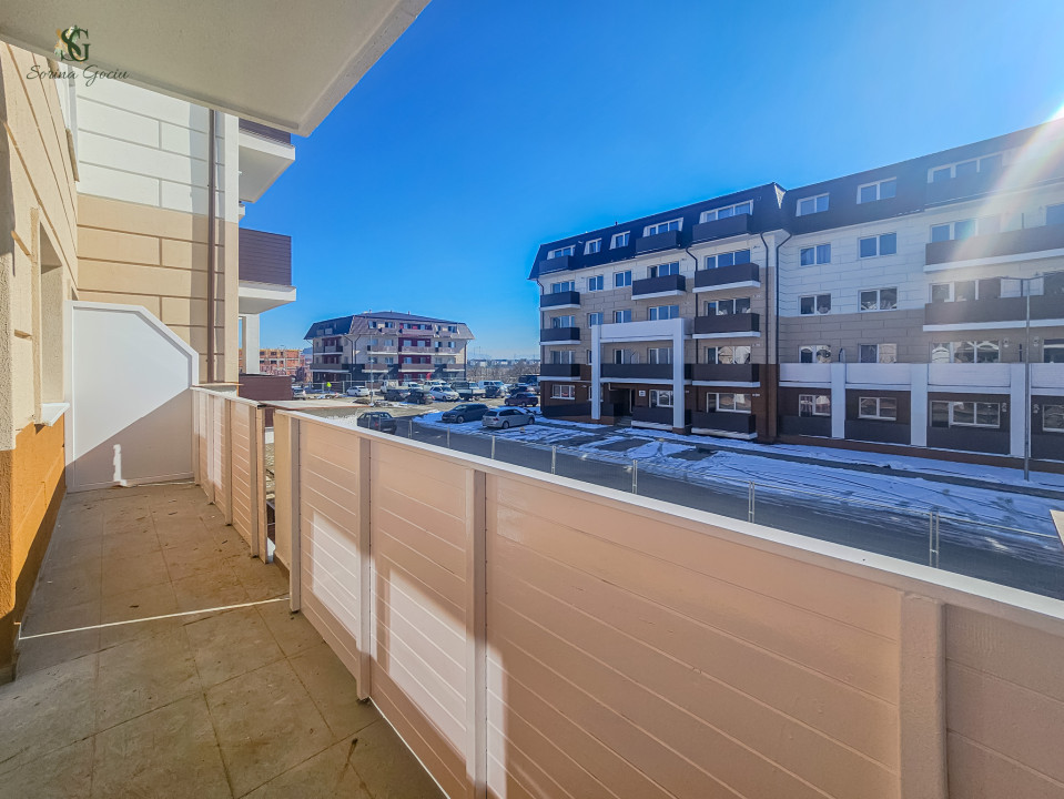 Apartament, 50 mp utili, încălzire în pardoseală, 2 parcări, Sânpetru