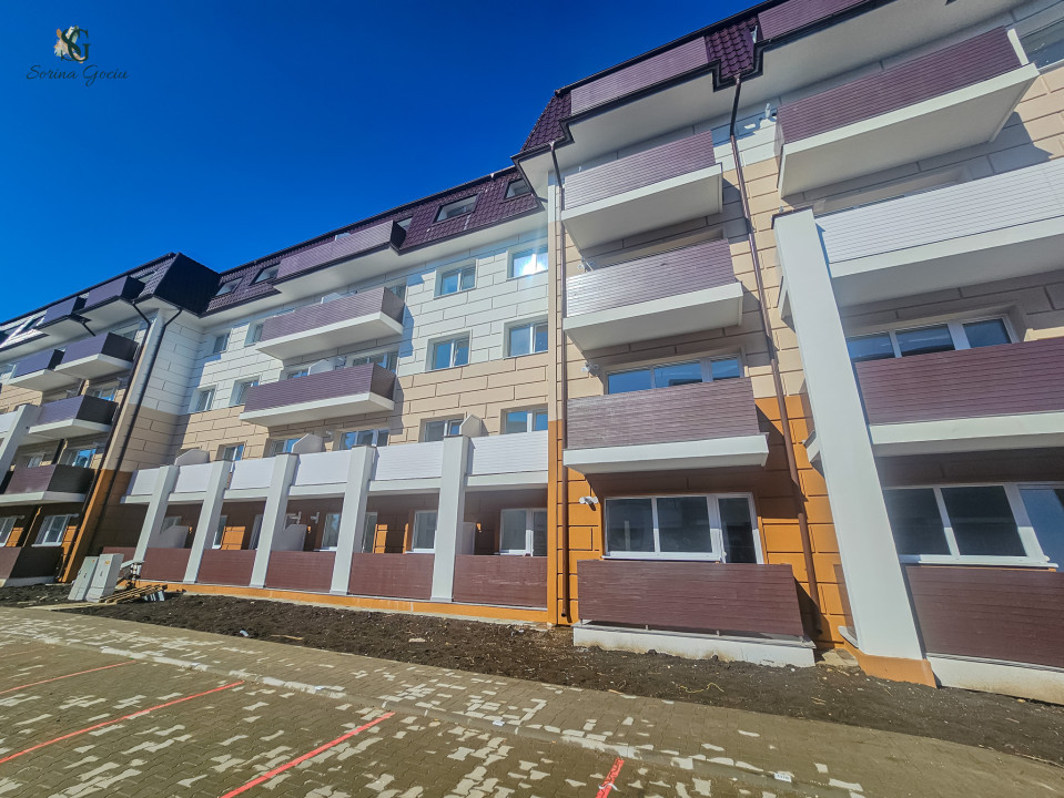 Apartament, 50 mp utili, încălzire în pardoseală, 2 parcări, Sânpetru
